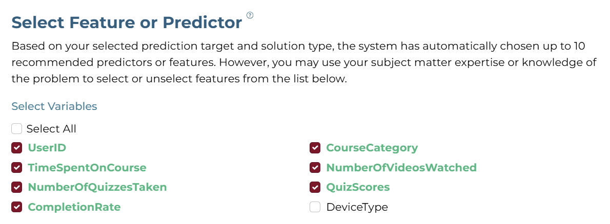 Feature Selection