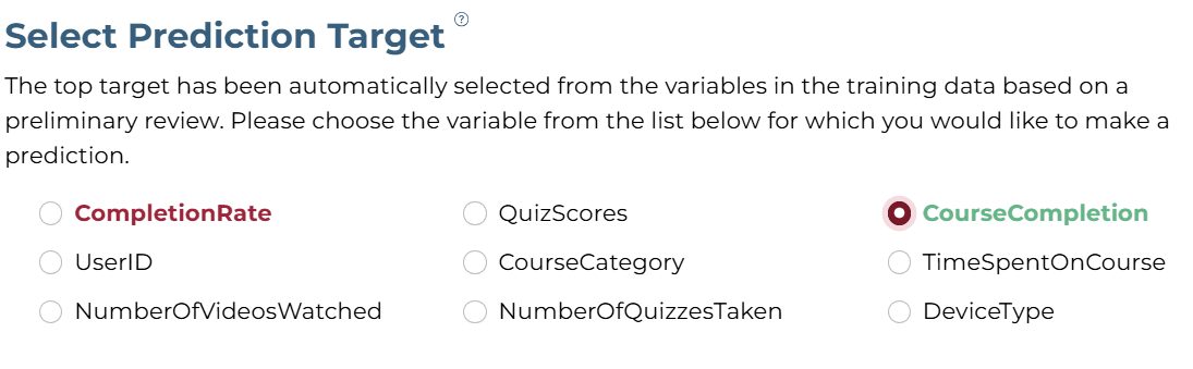 Target Selection