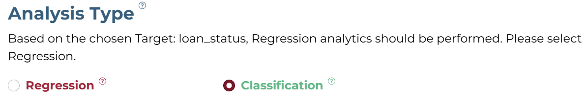Analysis Type