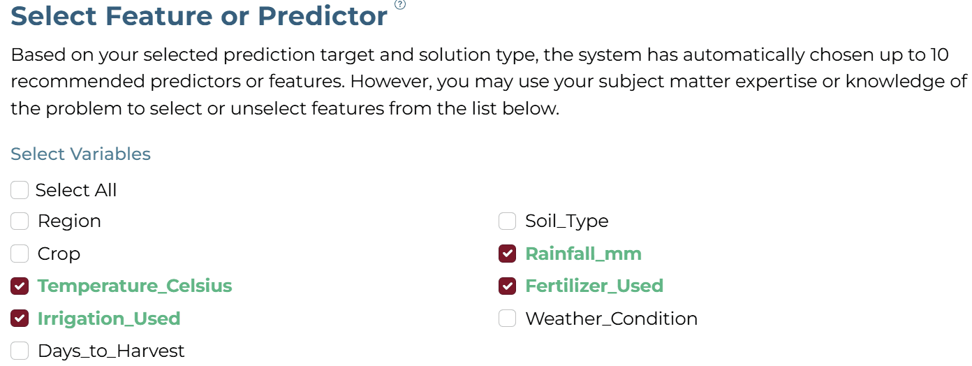 Feature Selection