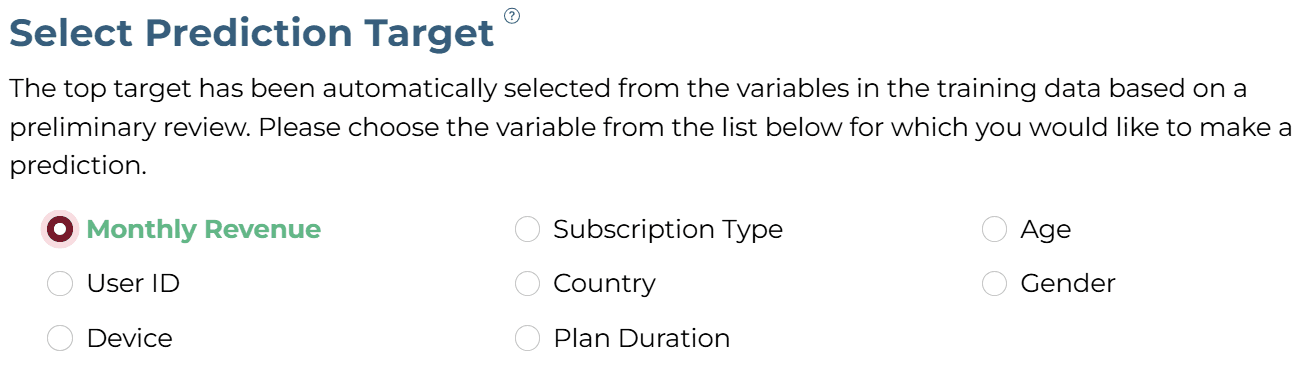 Target Selection