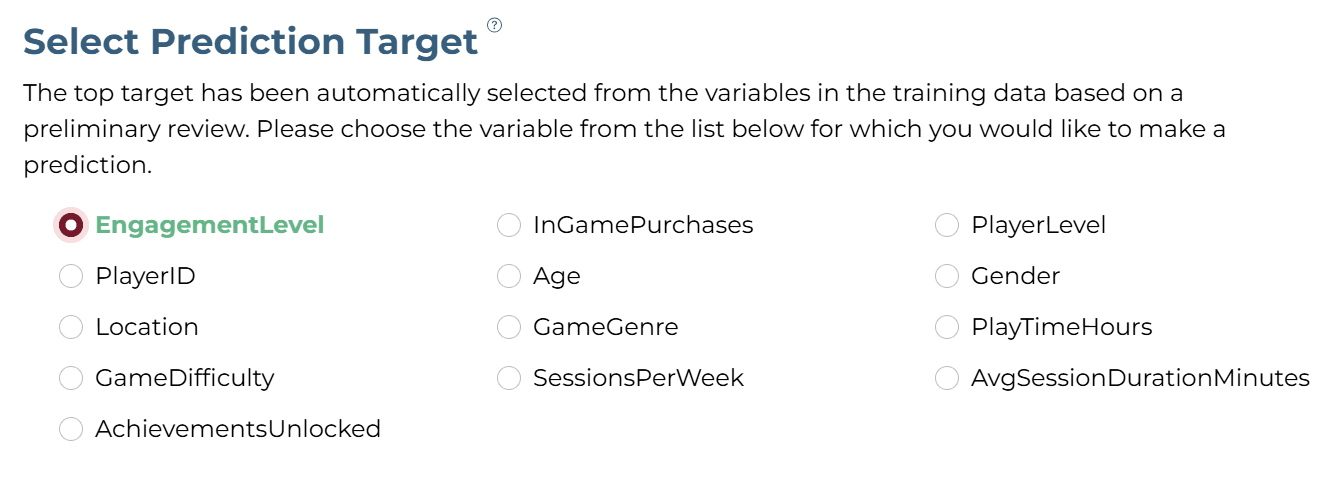 Target Selection