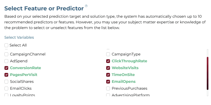 Feature Selection
