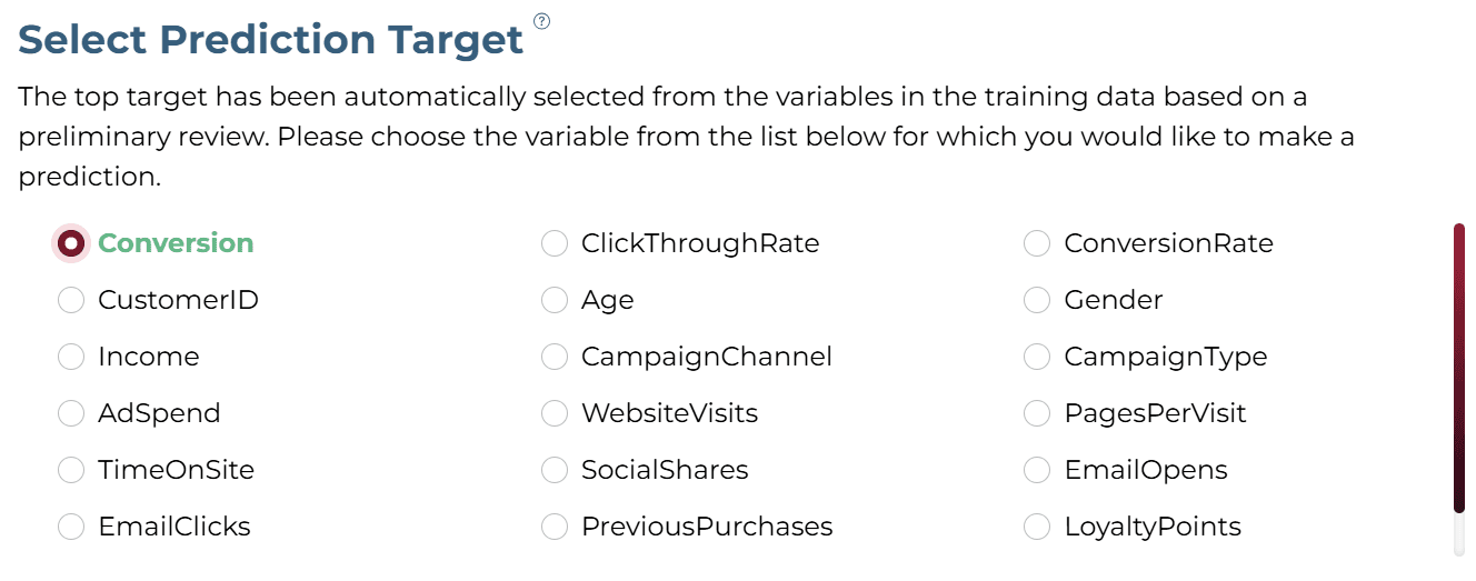 Target Selection
