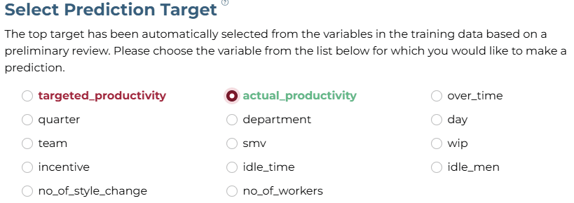 Target Selection