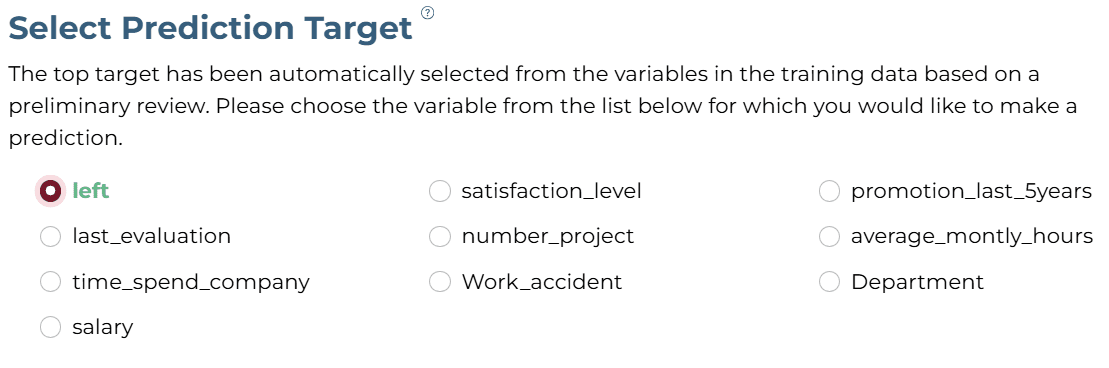 Target Selection