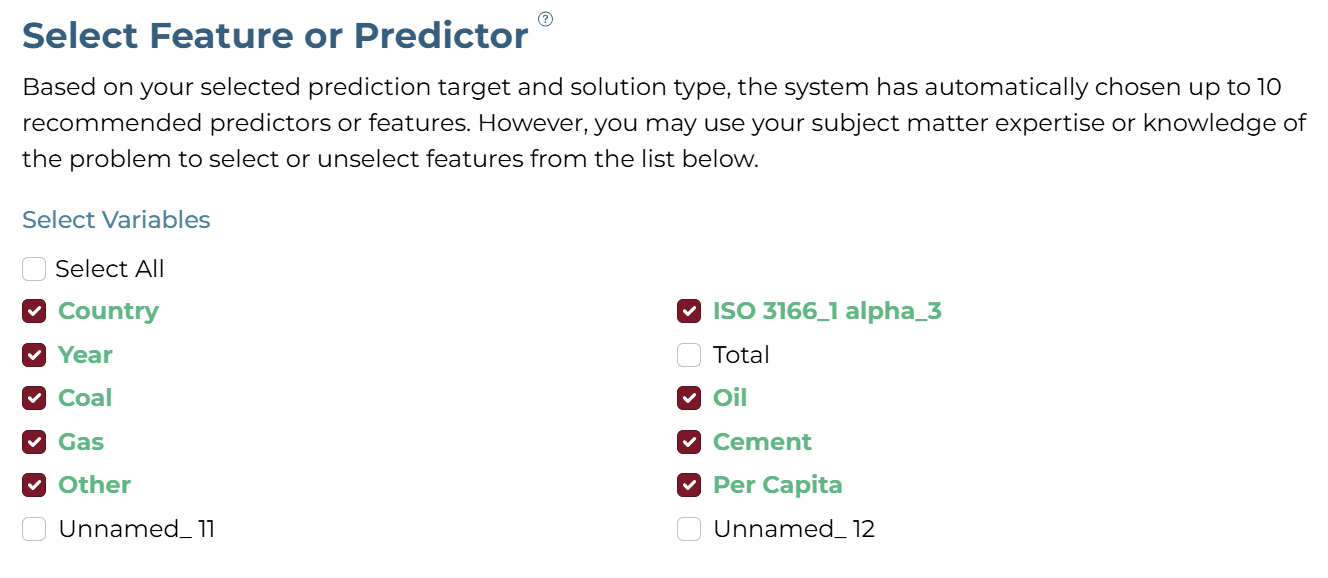 Feature Selection