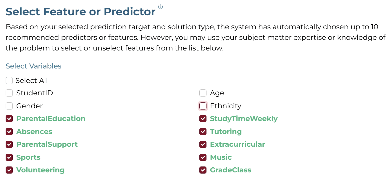 Feature Selection