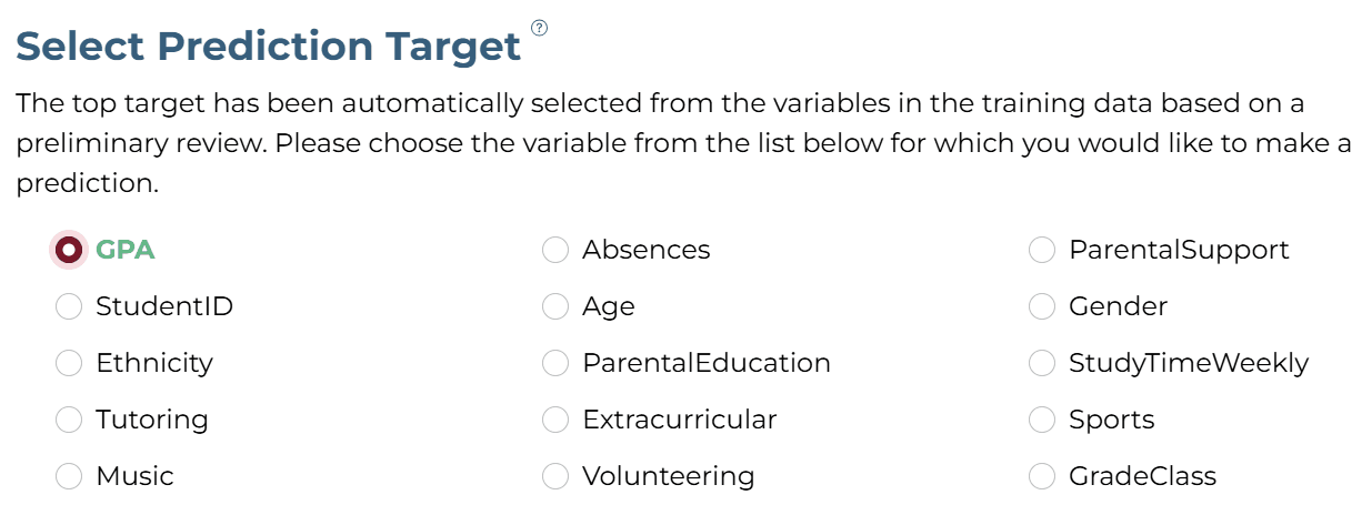 Target Selection