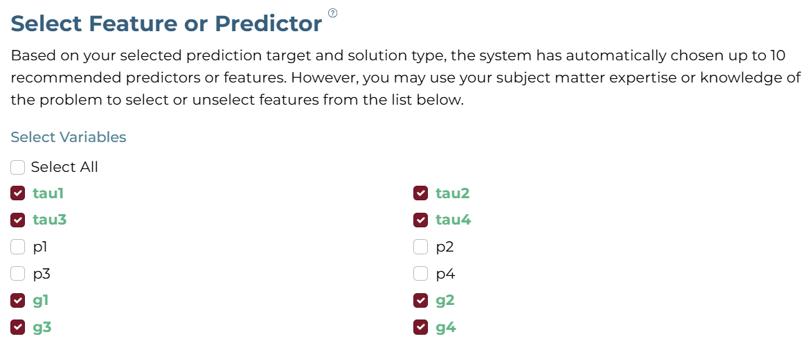 Feature Selection