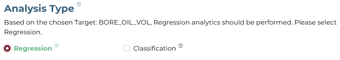 Analysis Type Selection