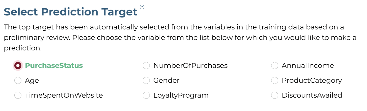 Target Selection