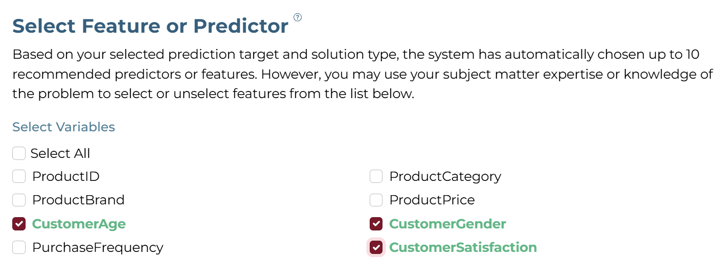 Feature Selection