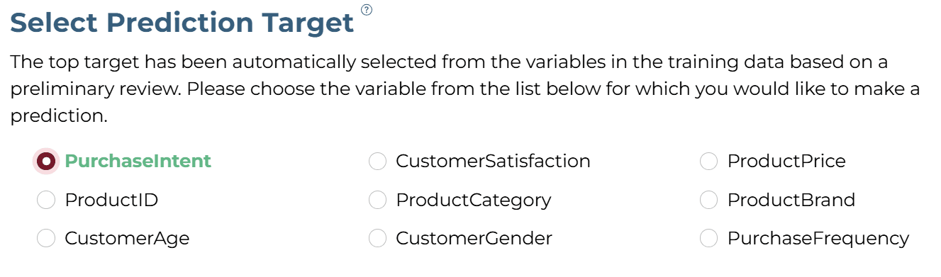 Target Selection