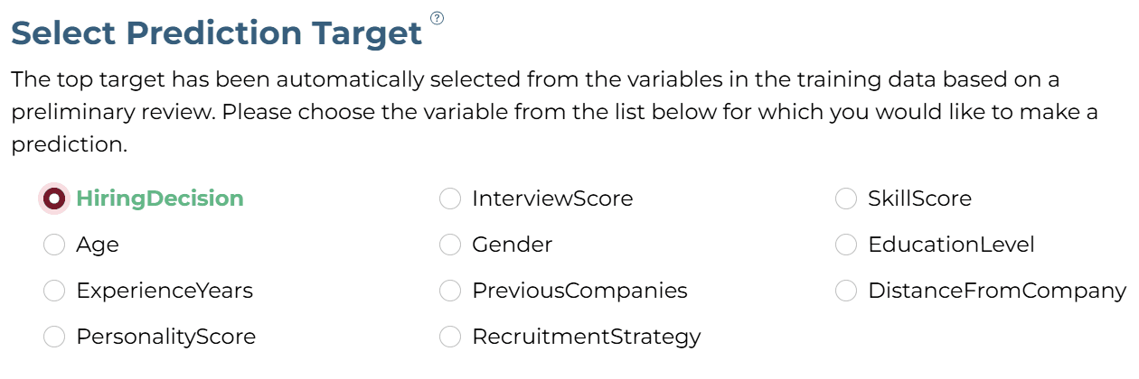 Target Selection