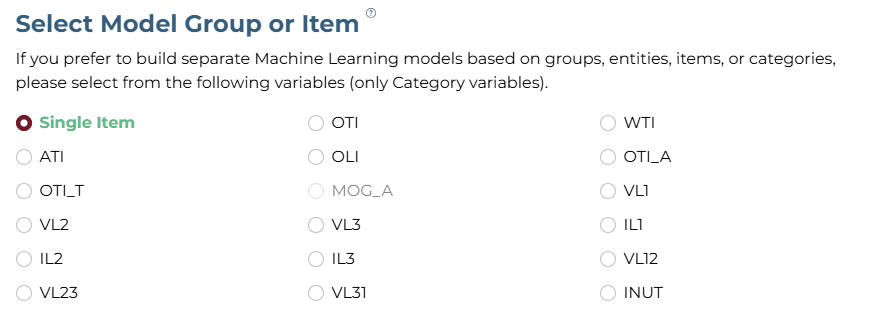 Item Selection